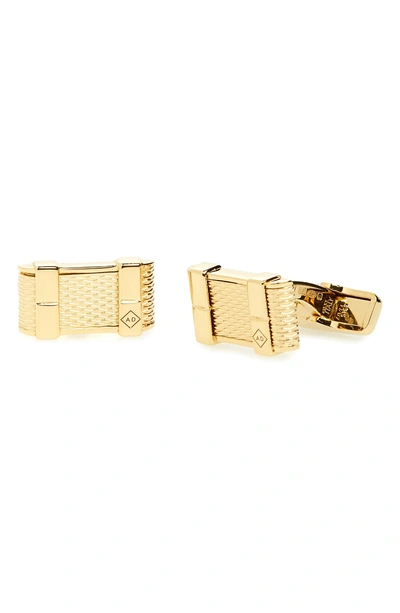 Shop Dunhill Et Thread Cuff Links In Gold