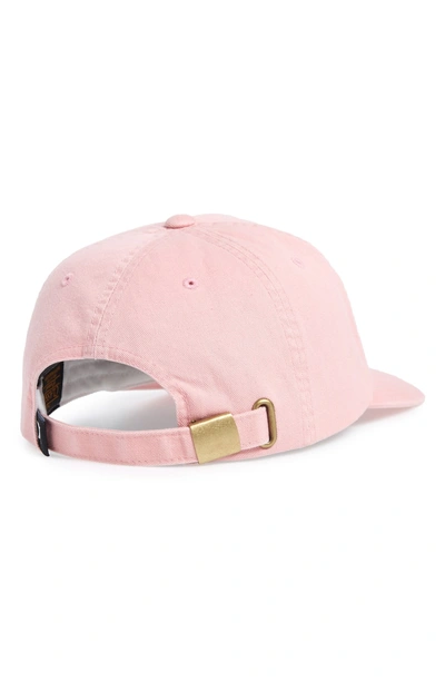 Shop Hurley Enjoy Embroidered Ball Cap - Pink In Storm Pink