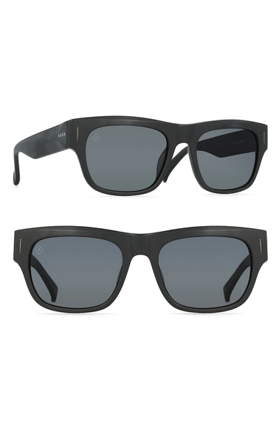 Shop Raen Lenny 55mm Polarized Sunglasses - Matte Black/ Black
