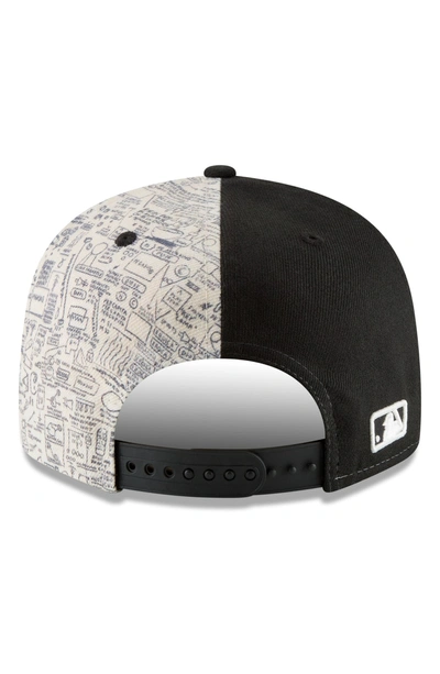 Shop New Era X Basquiat Tuxedo Snapback Baseball Cap In New York Yankees