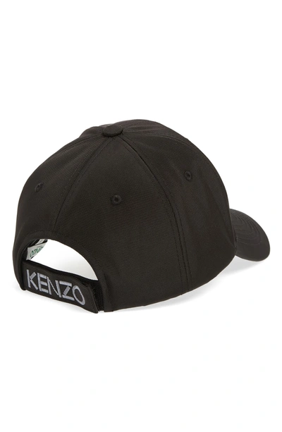 Shop Kenzo Embroidered Ball Cap - Black