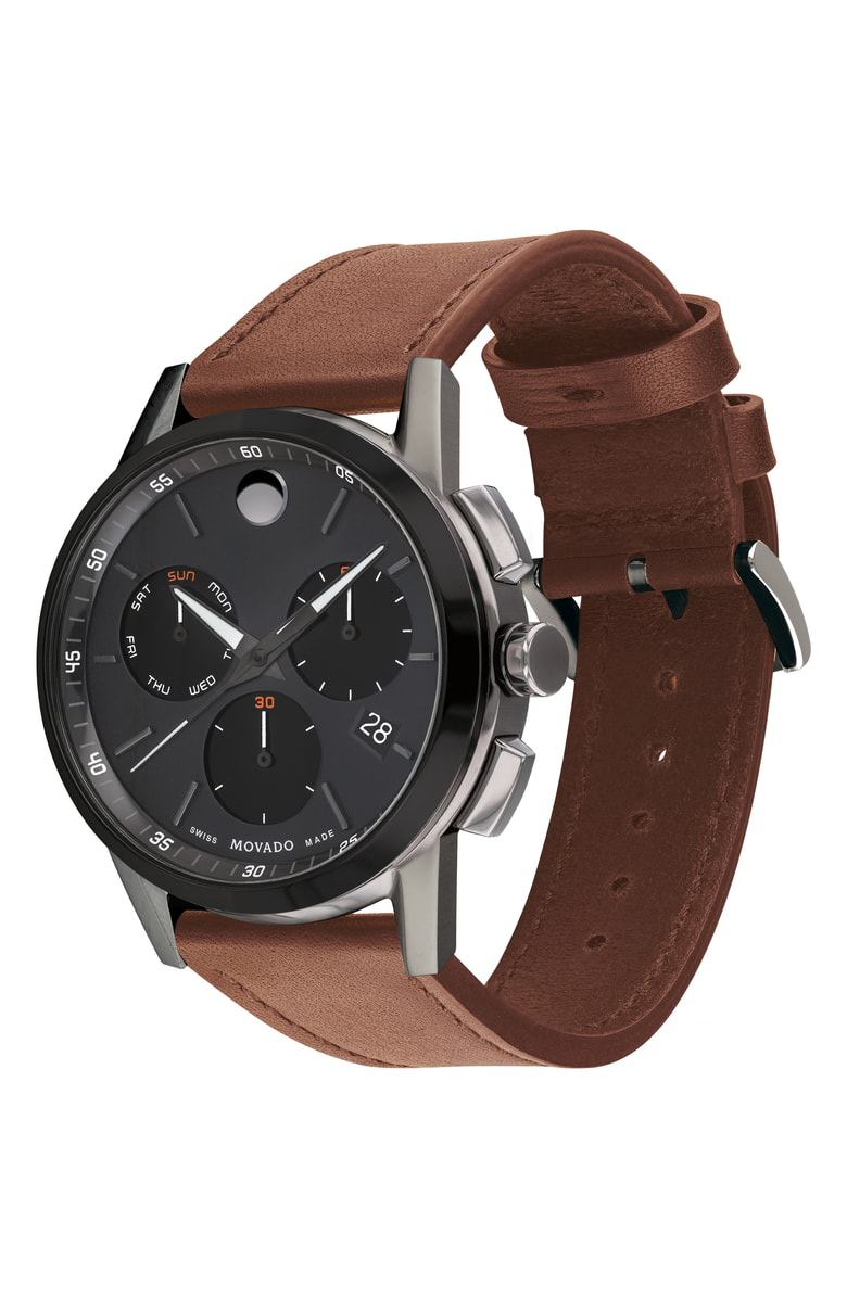 movado museum sport gunmetal