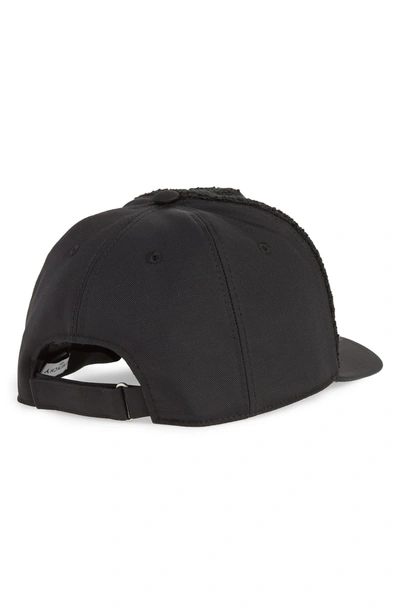 Shop Givenchy Curved Peak Logo Ball Cap In Black