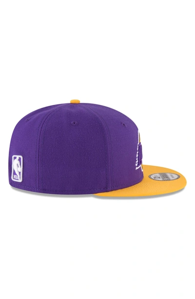 Shop New Era 9fifty La Lakers Two-tone Cap - Purple