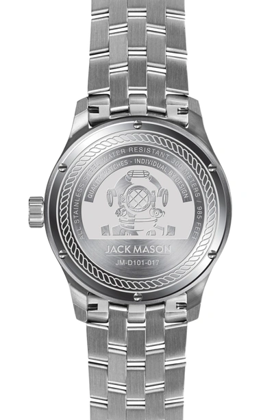 Shop Jack Mason Diving Bracelet Watch, 42mm In Blue