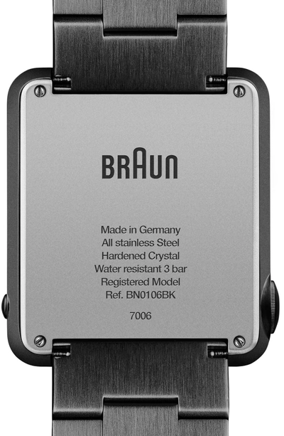Shop Braun Prestige Digital Bracelet Watch, 42mm In Black
