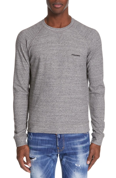 Shop Dsquared2 Logo Sweatshirt In Dark Grey