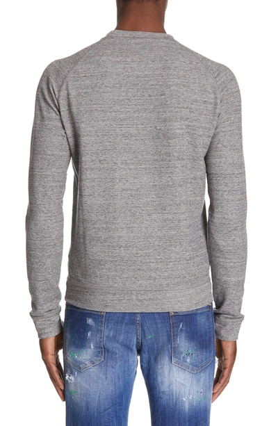 Shop Dsquared2 Logo Sweatshirt In Dark Grey