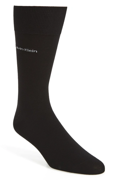 Shop Calvin Klein 'giza' Socks In Black