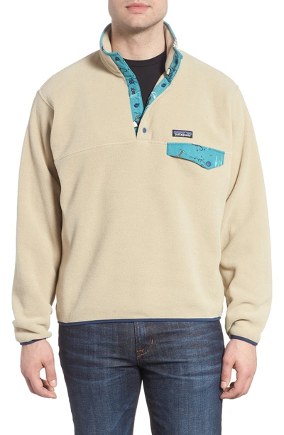 Shop Patagonia Synchilla Snap-t Fleece Pullover In El Cap Khaki