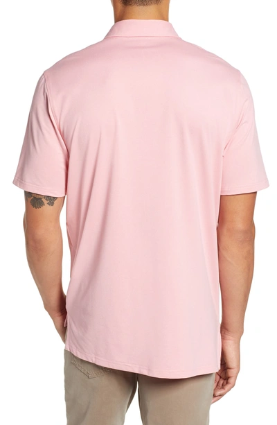 Shop Southern Tide Driver Performance Jersey Polo In Guava Pink