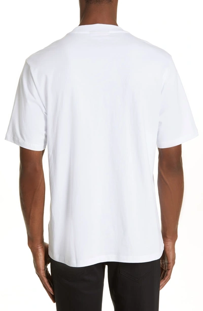 Shop Burberry Lopori Logo T-shirt In White