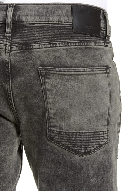 Shop Hudson Blinder Biker Skinny Fit Jeans In Fade Graphite