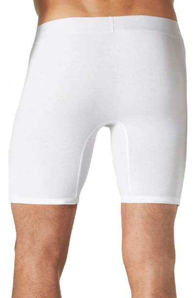 Shop Tommy John Cool Cotton Boxer Briefs In White