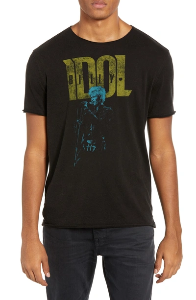 Shop John Varvatos Billy Idol Graphic T-shirt In Black