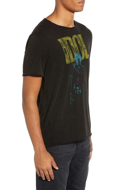 Shop John Varvatos Billy Idol Graphic T-shirt In Black