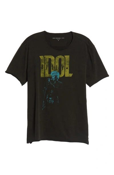 Shop John Varvatos Billy Idol Graphic T-shirt In Black