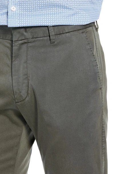 Shop Zachary Prell Aster Straight Fit Pants In Olive