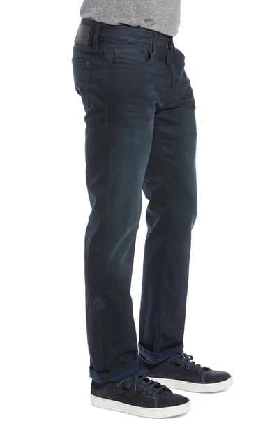 Shop Mavi Jeans Zach Straight Leg Jeans In Blue Black Reversed