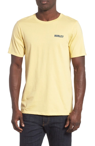 Shop Hurley Tree Hugger Graphic T-shirt In Lemon Wash
