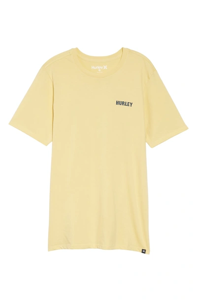 Shop Hurley Tree Hugger Graphic T-shirt In Lemon Wash
