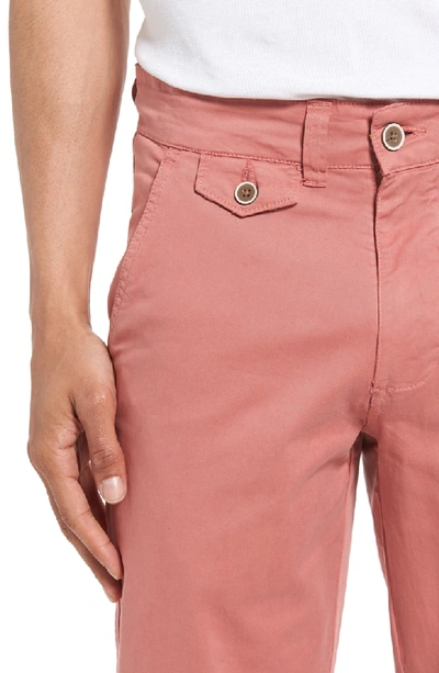 Shop Vintage 1946 Sunny Modern Fit Stretch Twill Chinos In Charleston Brick