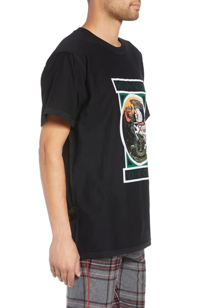 Shop Represent George/dragon Graphic T-shirt In Black