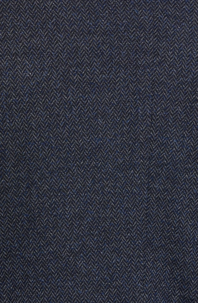 Shop Bugatchi Cotton & Wool Sport Coat In Night Blue