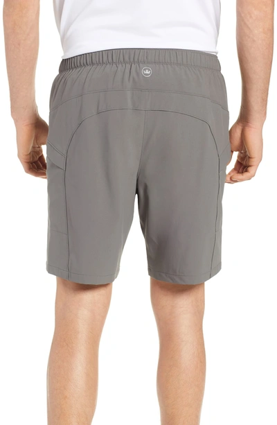 Shop Peter Millar Montreal Action Shorts In Grey