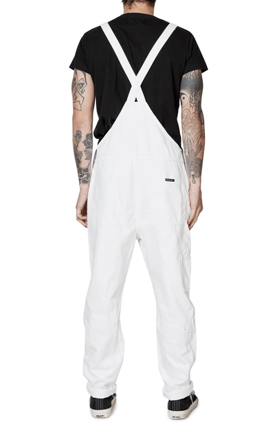 Shop Rolla's Trade Straight Leg Twill Overalls In White