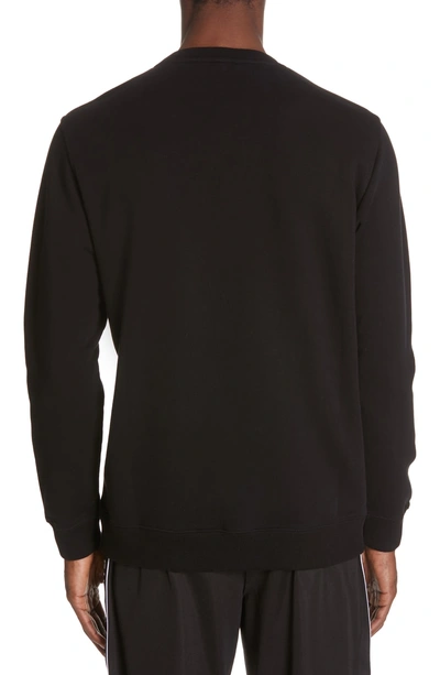 Shop Givenchy Vintage Logo Sweatshirt In Black