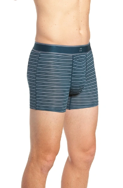 Shop Tommy John Air Trunks In Reflecting Pond/ Blue Mirage