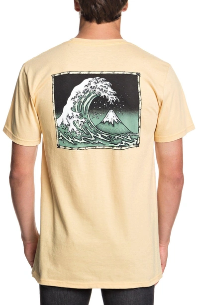 Shop Quiksilver Og Mountain & Wave Graphic T-shirt In Sahara Sun