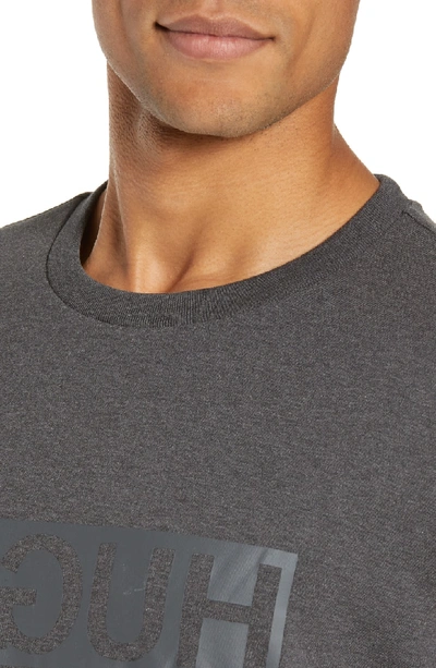 Shop Hugo Digago Logo Sweatshirt In Grey