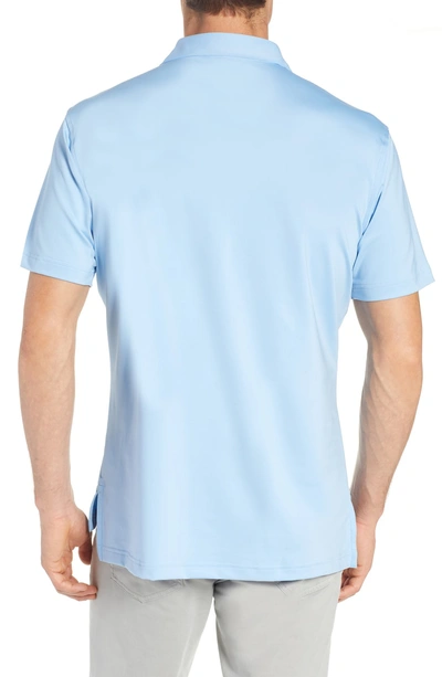 Shop Peter Millar Sean Regular Fit Stretch Jersey Polo In Cottage Blue