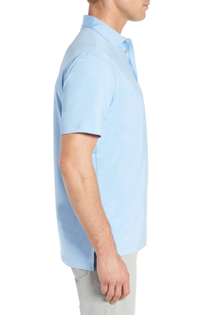 Shop Peter Millar Sean Regular Fit Stretch Jersey Polo In Cottage Blue