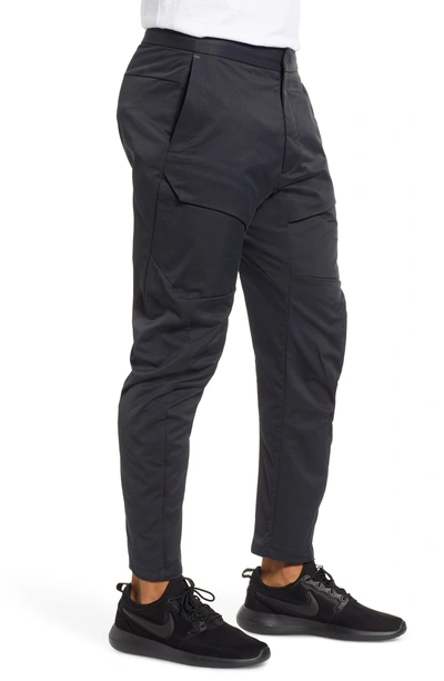 Nike Black Woven Tech Pack Cargo Pants for Men