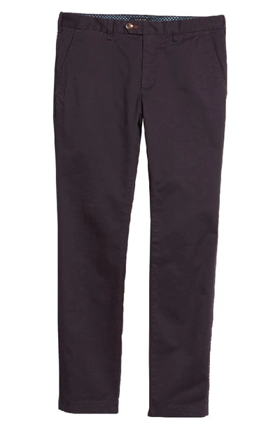 Shop Ted Baker Selebtt Slim Fit Stretch Cotton Chinos In Navy
