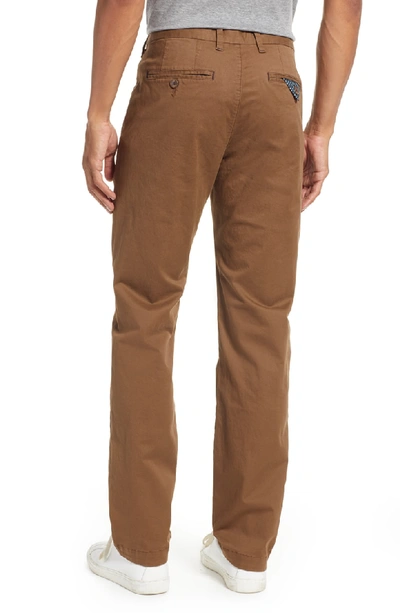 Shop Ted Baker Selebtt Slim Fit Stretch Cotton Chinos In Tan