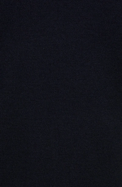 Shop Ted Baker Akwa Slim Fit Zip Wool Blend Sweater In Navy