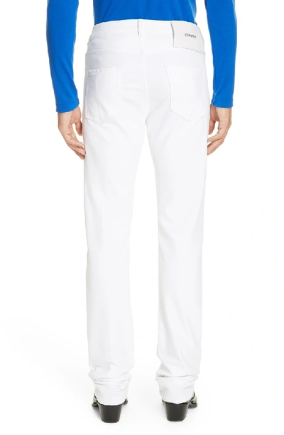 Shop Calvin Klein 205w39nyc White Denim Pants In Optic White
