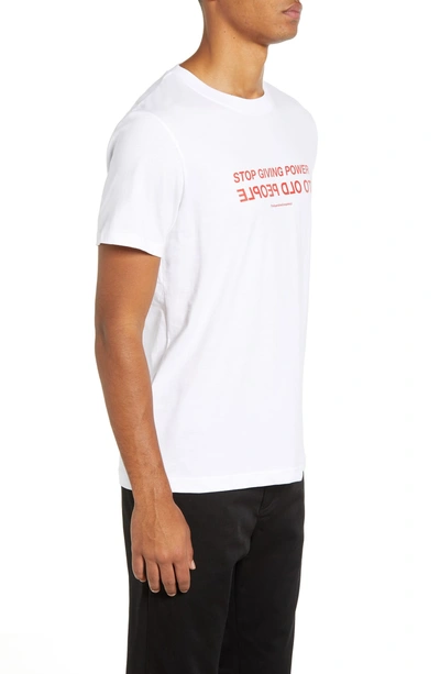 Shop Wesc Max Old People Graphic T-shirt In White