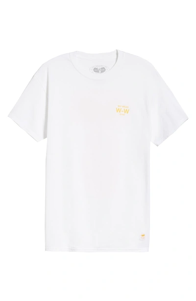 Shop Wu Wear Straight From The Grains Glove Graphic T-shirt In White