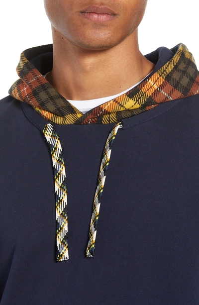 Shop Scotch & Soda Contrast Hooded Pullover In Combo A