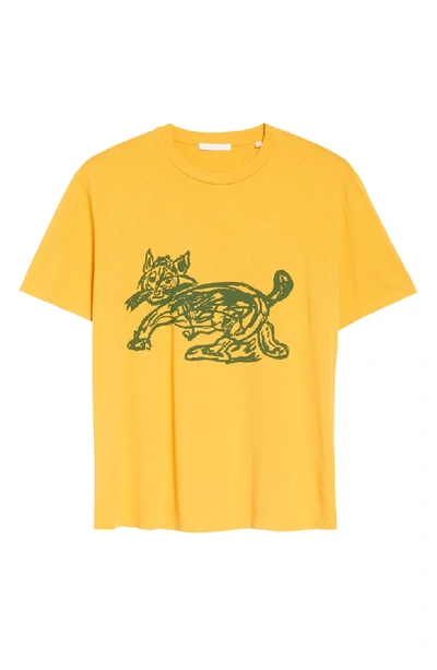 Shop Our Legacy Cat Graphic Box T-shirt In Cat Print