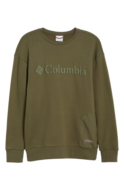 Shop Columbia Bugasweat Crewneck Sweatshirt In Peatmoss