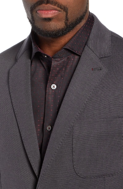 Shop Bugatchi Solid Sport Coat In Anthracite
