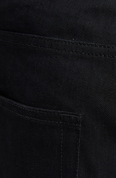 Shop Saint Laurent Skinny Fit Jeans In Black Raw