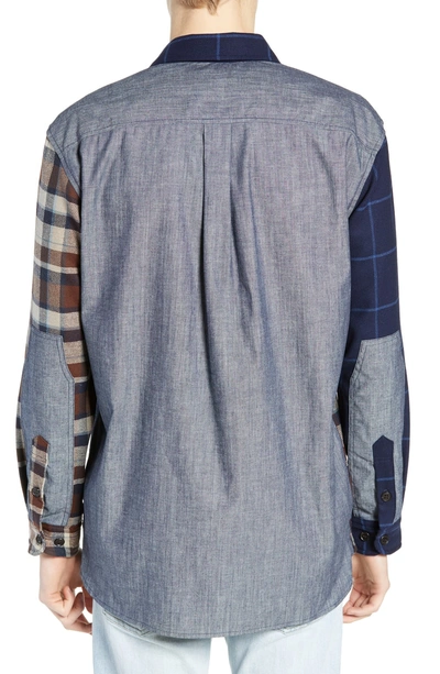 Shop Pendleton Pattern Block Wool Sport Shirt In Mix It Up