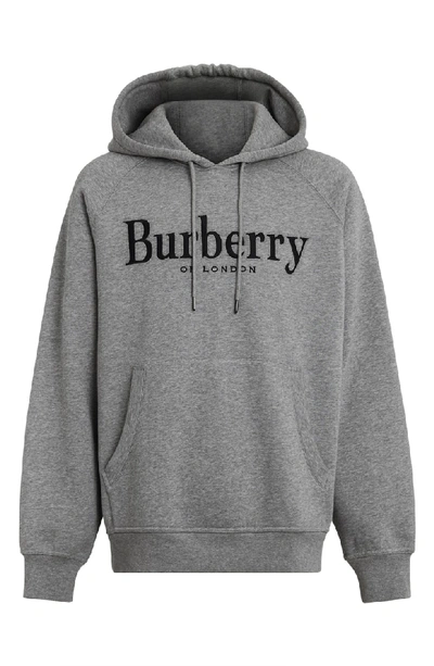 Burberry clarke shop logo hoodie